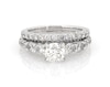 Thumbnail Image 1 of Previously Owned Round-Cut Diamond Bridal Set 1-7/8 ct tw 14K White Gold Size 6