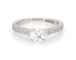 Previously Owned Round-Cut Diamond Engagement Ring 1-1/8 ct tw 14K White Gold Size 6