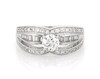 Thumbnail Image 1 of Previously Owned Round-Cut Diamond Engagement Ring 7/8 ct tw 14K White Gold Size 6