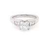 Thumbnail Image 1 of Previously Owned Princess-Cut Diamond Engagement Ring 1-5/8 ct tw 18K White Gold Size 5.25