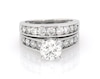 Thumbnail Image 1 of Previously Owned Round-Cut Diamond Bridal Set 2 ct tw 14K White Gold Size 4.25