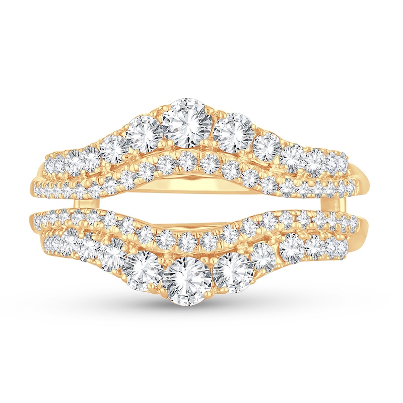 Main Image 3 of Previously Owned Diamond Enhancer Ring 1 ct tw Round 14K Yellow Gold