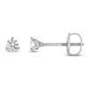 Thumbnail Image 1 of Previously Owned Certified Diamond Solitaire Earrings 1/4 ct tw Round 18K White Gold (SI2/I)