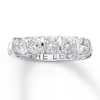 Thumbnail Image 1 of Previously Owned Leo Diamond Band 1 ct tw Round-cut 14K White Gold