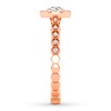 Thumbnail Image 3 of Previously Owned Diamond Promise Ring 1/2 ct tw Round 10K Rose Gold