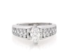Thumbnail Image 1 of Previously Owned Marquise-Cut Diamond Engagement Ring 1-3/8 ct tw 14K White Gold Size 5.75