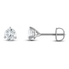 Thumbnail Image 1 of Previously Owned Certified Diamond Solitaire Earrings 3/4 ct tw Round 18K White Gold (SI2/I)