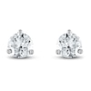 Thumbnail Image 2 of Previously Owned Certified Diamond Solitaire Earrings 3/4 ct tw Round 18K White Gold (SI2/I)