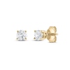 Thumbnail Image 1 of Previously Owned Diamond Solitaire Earrings 1/3 ct tw Round 14K Yellow Gold (I2/I)