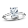 Thumbnail Image 1 of Previously Owned Lab-Created Radiant-Cut Diamond Solitaire Engagement Ring 1-5/8 ct tw Platinum (F/SI2)