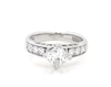 Thumbnail Image 1 of Previously Owned Tilted Princess-Cut Diamond Engagement Ring 1-3/8 ct tw 18K White Gold Size 5