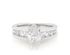 Thumbnail Image 1 of Previously Owned Pear-Shaped Diamond Engagement Ring 1-5/8 ct tw 18K White Gold Size 6