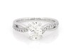 Thumbnail Image 1 of Previously Owned Oval-Cut Diamond Engagement Ring 1-1/8 ct tw 14K White Gold Size 7