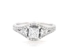 Thumbnail Image 1 of Previously Owned Princess-Cut Diamond Engagement Ring 1-1/8 ct tw 14K White Gold Size 8
