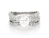Thumbnail Image 1 of Previously Owned Oval-Cut Diamond Bridal Set 1-3/4 ct tw 14K White Gold Size 5.5