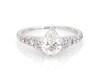 Thumbnail Image 1 of Previously Owned Pear-Shaped Diamond Engagement Ring 1-1/4 ct tw 14K White Gold Size 5.75