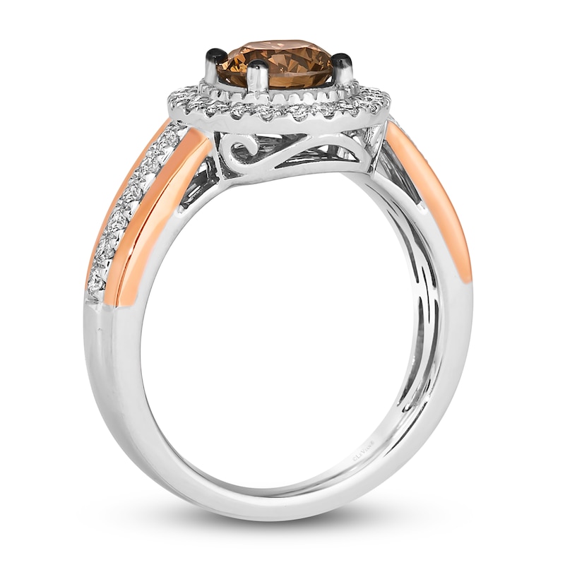 Main Image 3 of Previously Owned Le Vian Diamond Ring 1-1/3 ct tw Round 14K Two-Tone Gold