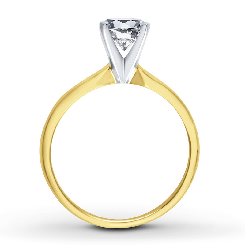 Main Image 2 of Previously Owned Solitaire Ring Setting 14K Yellow Gold