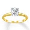 Thumbnail Image 3 of Previously Owned Solitaire Ring Setting 14K Yellow Gold