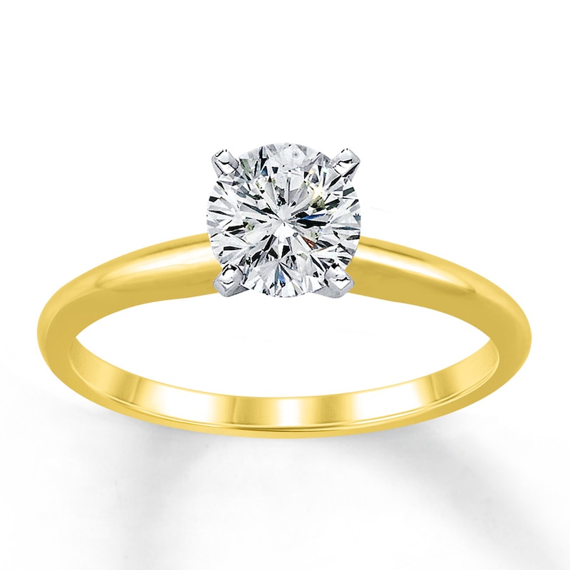 Main Image 3 of Previously Owned Solitaire Ring Setting 14K Yellow Gold