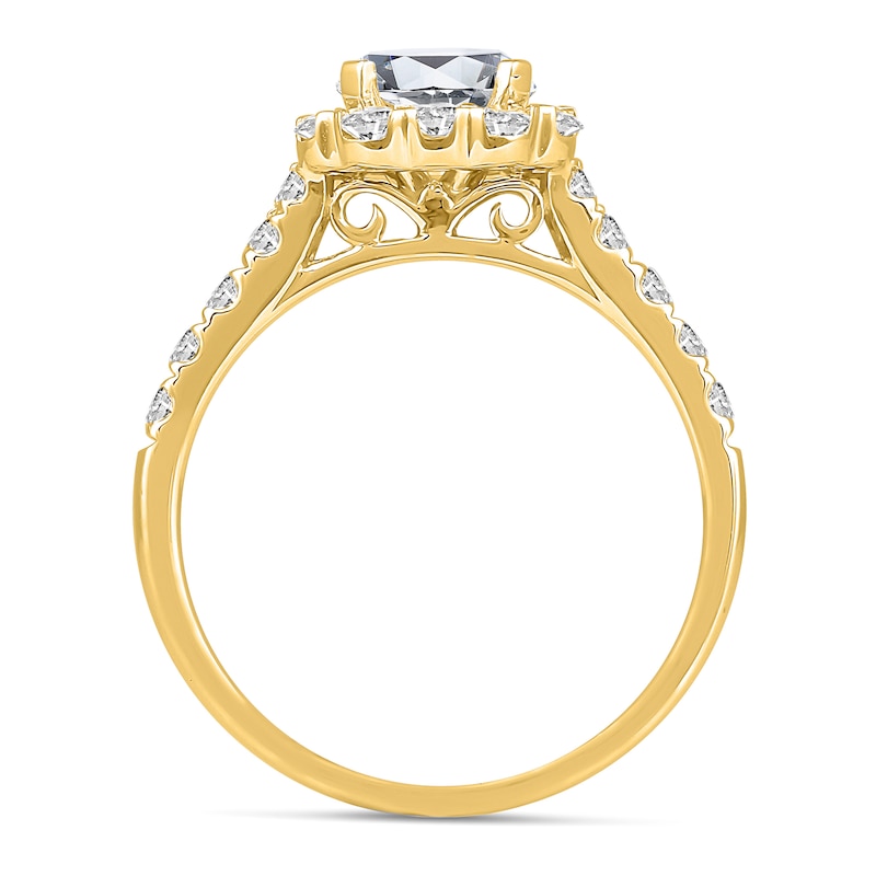 Main Image 2 of Previously Owned Diamond Engagement Ring Setting 3/4 ct tw Round 14K Yellow Gold