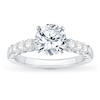 Thumbnail Image 3 of Previously Owned Diamond Engagement Ring Setting 5/8 ct tw Round Platinum