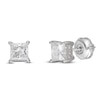 Thumbnail Image 1 of Previously Owned Lab-Grown Diamond Earrings 1 ct tw Princess 14K White Gold (SI2/F)