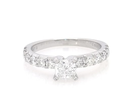 Previously Owned Cushion-Cut Diamond Engagement Ring 1-3/8 ct tw 14K White Gold Size 8