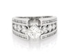 Thumbnail Image 1 of Previously Owned Princess-Cut Diamond Engagement Ring 1-7/8 ct tw 14K White Gold Size 6.75