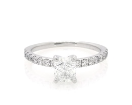Previously Owned Cushion-Cut Diamond Engagement Ring 1-1/3 ct tw 14K White Gold Size 7.5