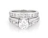 Thumbnail Image 1 of Previously Owned Round-Cut Diamond Bridal Set 1-3/4 ct tw 14K White Gold Size 4.5