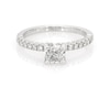 Thumbnail Image 1 of Previously Owned Cushion-Cut Diamond Engagement Ring 7/8 ct tw 14K White Gold Size 4.5