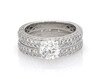 Thumbnail Image 1 of Previously Owned Diamond Bridal Set 3-3/8 ct tw 14K White Gold Size 7.75