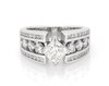 Thumbnail Image 1 of Previously Owned Princess-Cut Diamond Engagement Ring 2-1/5 ct tw 14K White Gold Size 7