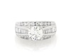 Thumbnail Image 1 of Previously Owned Round-Cut Diamond Engagement Ring 2-1/4 ct tw 14K White Gold Size 5.75
