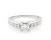 Thumbnail Image 1 of Previously Owned Princess-Cut Diamond Engagement Ring 1-1/8 ct tw 14K White Gold Size 7.25