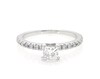 Thumbnail Image 1 of Previously Owned Princess-Cut Diamond Engagement Ring 7/8 ct tw 14K White Gold Size 6.5