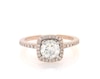 Thumbnail Image 1 of Previously Owned Round-Cut Diamond Halo Engagement Ring 1-1/4 ct tw 14K Rose Gold Size 7.25