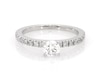 Thumbnail Image 1 of Previously Owned Round-Cut Diamond Engagement Ring 5/8 ct tw 14K White Gold Size 7