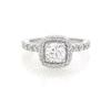 Thumbnail Image 1 of Previously Owned Round-Cut Diamond Engagement Ring 1-1/5 ct tw 14K White Gold Size 4.5
