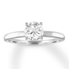 Thumbnail Image 1 of Previously Owned Diamond Solitaire Ring 1 Carat Round 14K White Gold