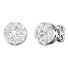 Thumbnail Image 1 of Previously Owned Diamond Earrings 1 carat tw Round 14K White Gold
