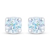 Thumbnail Image 2 of Previously Owned THE LEO First Light Diamond Solitaire Earrings 1 ct tw 14K White Gold (I1/I)