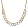 Thumbnail Image 1 of Previously Owned Diamond Link Bolo Necklace 1 ct tw Round-cut 10K Yellow Gold