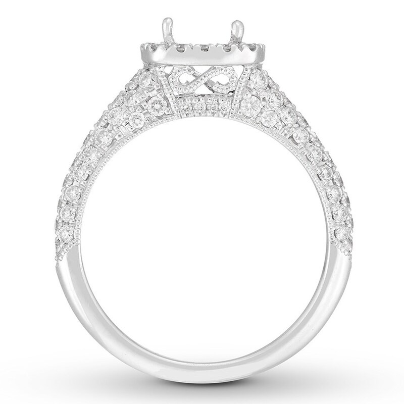 Main Image 2 of Previously Owned Neil Lane Ring Setting 7/8 ct tw Diamonds 14K White Gold