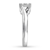 Thumbnail Image 2 of Previously Owned Diamond Engagement Ring 1/2 ct tw Princess-cut 14K White Gold