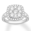 Thumbnail Image 1 of Previously Owned Diamond Engagement Ring 2-1/5 ct tw Round-cut 14K White Gold