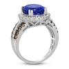 Thumbnail Image 2 of Previously Owned Le Vian Natural Tanzanite Ring 1 ct tw Diamonds 14K Vanilla Gold