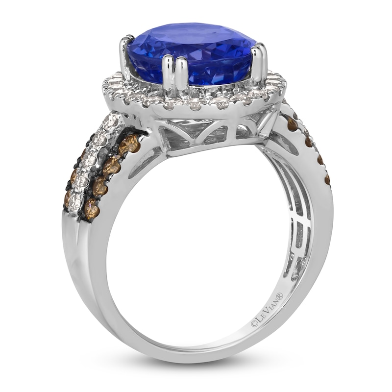 Main Image 2 of Previously Owned Le Vian Natural Tanzanite Ring 1 ct tw Diamonds 14K Vanilla Gold