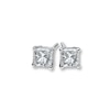 Thumbnail Image 1 of Previously Owned Diamond Earrings 3/4 ct tw Princess-cut 14K White Gold (I2/I)